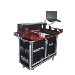 Flip Road Case for Midas M32 Mixer Console with Doghouse & Laptop Bracket Holder Arm