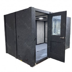 Modern Recording studio acoustic room soundproof meeting space for recording LIVE soundproof booth recording booth