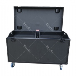 Waterproof Black Cable trunks flight road case for storage transport fiberglass cable wire