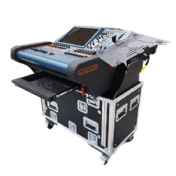 MIDAS PRO1 FLIP-READY HYDRAULIC CONSOLE EASY RETRACTING LIFTING FLIGHT CASE