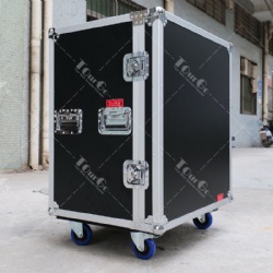 70x40x18 Four level drawer box flight case without handles