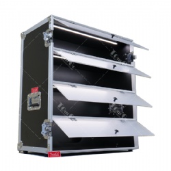 Customized ATA Drawer Shoe cabinet flight case