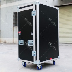 Office Transport Desk Drawer Case 24 X 30 mobile production workstation flight case