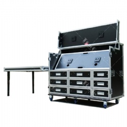 9 Drawer Vedio Production Flight Case