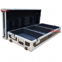 DJ Mixer Coffin Road Flight Case for TWO CDJ 2000 and DJM 12″ Mixer