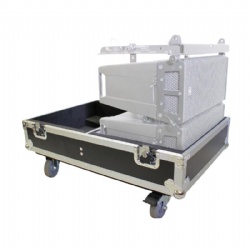 Line Array Flight Case for 4 RCF HDL6-A HDL26-A Speakers W/Wheels