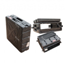 3U AMP Rack Case PE Material Flight Case