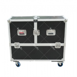 ATA Flight Case for 2x RCF EVOX12 or EV Evolve 50 Compact Arrays Fits Two Speakers and Subwoofers