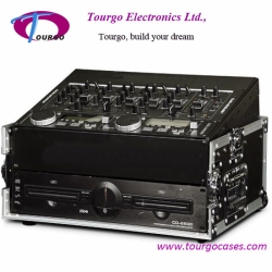 8U Slant Mixer Rack with 2U Vertical Rack System