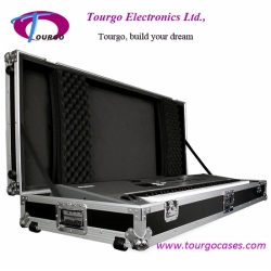 88 Key Board Case with Adjustable Z-lock Foam and Low Profile Wheels