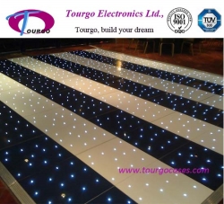 Black and White Starlit LED Dance Floor