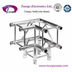 290*290mm Spigot Square Truss 3 Way 90 Degree Corner