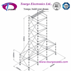 2x6x8m Layer Truss for Line Array Speaker, Max Loading 1000kg